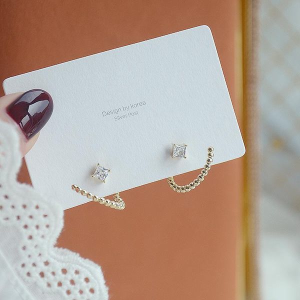 stud 2021 arrival delicate jewelry 14k real gold plated beads earrings cubic zircon geometric, Golden;silver
stud 2021 arrival delicate jewelry 14k real gold plated beads earrings cubic zircon geometric, Golden;silver