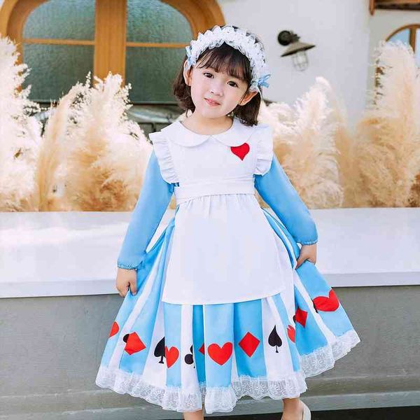 children party fancy for girl dress girls wonderland clothes carnival costume princess up art shooting, Red;yellow
children party fancy for girl dress girls wonderland clothes carnival costume princess up art shooting, Red;yellow