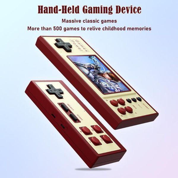 portable game players est retro console classic handheld video gaming controller gamepad built-in 500 games for kids children gifts
portable game players est retro console classic handheld video gaming controller gamepad built-in 500 games for kids children gifts