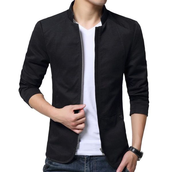 men's casual shirts spring and autumn cotton jacket slim fit korean pure color wash coat stand collar baseball, White;black
men's casual shirts spring and autumn cotton jacket slim fit korean pure color wash coat stand collar baseball, White;black