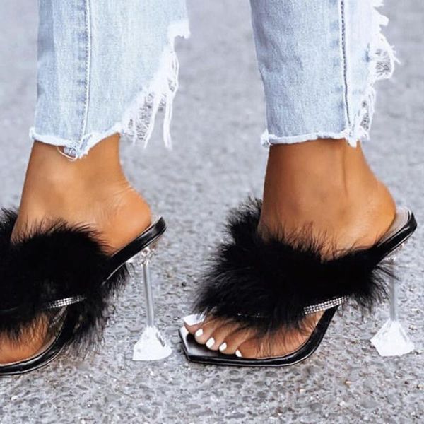 dress shoes high-heeled sandals women pump fashion slingbacks square toe flip flops breathable slip-on transparent perspex heels rhinestone, Black
dress shoes high-heeled sandals women pump fashion slingbacks square toe flip flops breathable slip-on transparent perspex heels rhinestone, Black