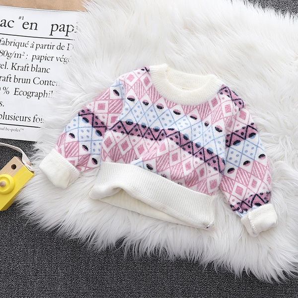 pullover year sweater for knitted children's clothing from 0 winter clothes girl o-neck casual knit kids print plush, Blue
pullover year sweater for knitted children's clothing from 0 winter clothes girl o-neck casual knit kids print plush, Blue