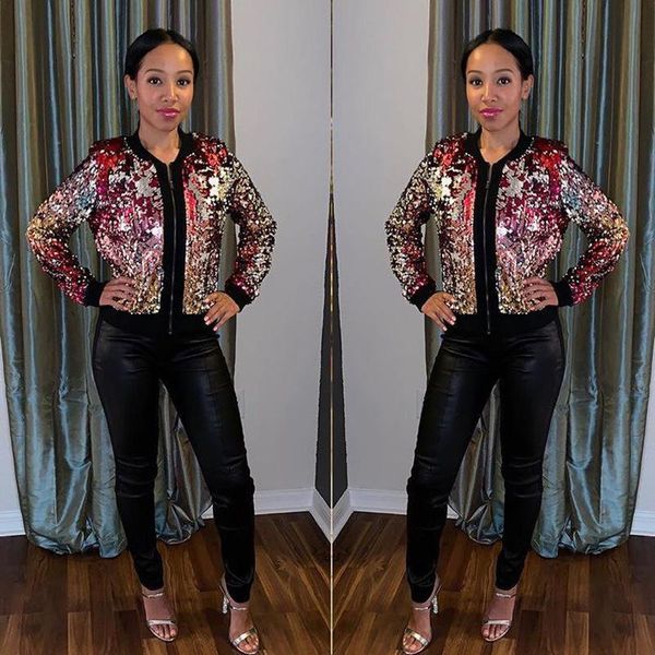 women's trench coats shinily colorful sequins patchwork casual coat women full sleeve front zipper streetwear arrival elegant lady ts88, Tan;black
women's trench coats shinily colorful sequins patchwork casual coat women full sleeve front zipper streetwear arrival elegant lady ts88, Tan;black