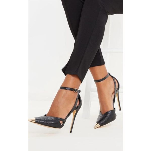 mkkhou pumps 2021 new spring metal pointed crocodile pattern ankle buckle stiletto 12 cm high heels four seasons shoes sandals, Black
mkkhou pumps 2021 new spring metal pointed crocodile pattern ankle buckle stiletto 12 cm high heels four seasons shoes sandals, Black