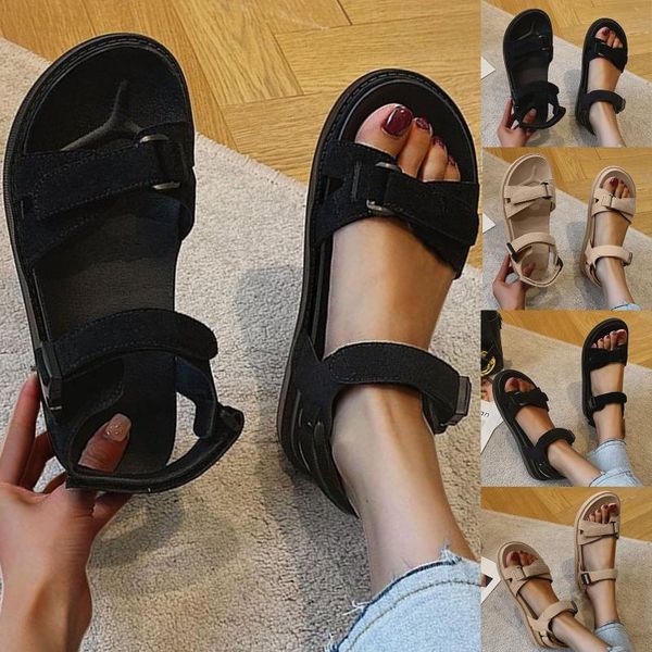 sandals fashion women's casual shoes breathable flat slip-on thick-soled fish mouth buckle platform summer leisure #40, Black
sandals fashion women's casual shoes breathable flat slip-on thick-soled fish mouth buckle platform summer leisure #40, Black