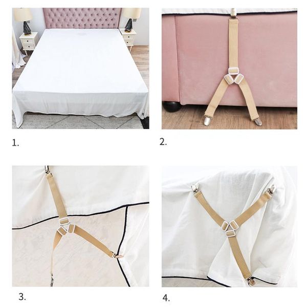 clothing & wardrobe storage 4pcs/set bed sheet clip belt fastener mattress elastic non-slip blanket gripper white and black
clothing & wardrobe storage 4pcs/set bed sheet clip belt fastener mattress elastic non-slip blanket gripper white and black