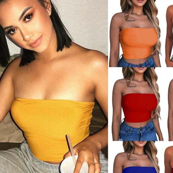 2021 new women strapless sleeveless crop elastic boob bandeau tube tanks shirt cami top, White
2021 new women strapless sleeveless crop elastic boob bandeau tube tanks shirt cami top, White