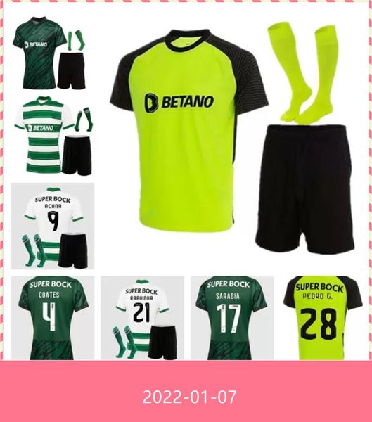21 22 lisbon soccer jerseys fans player version stromp kit c.ronaldo jovane sarabia vietto coates acuna 2021 2022 lisboa third football shir, Black;yellow
21 22 lisbon soccer jerseys fans player version stromp kit c.ronaldo jovane sarabia vietto coates acuna 2021 2022 lisboa third football shir, Black;yellow