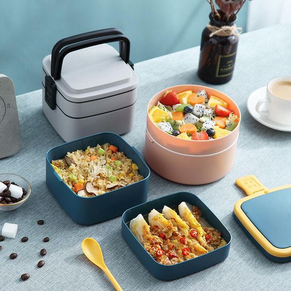 dinnerware sets japanese style plastic microwave lunch box for kids creative leak-proof container portable double layer cute bento
dinnerware sets japanese style plastic microwave lunch box for kids creative leak-proof container portable double layer cute bento