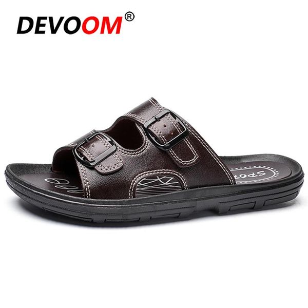 slippers 2021 summer cool leather sandals men flip flops soft beach men's fashion man casual shoes male size 45, Black
slippers 2021 summer cool leather sandals men flip flops soft beach men's fashion man casual shoes male size 45, Black