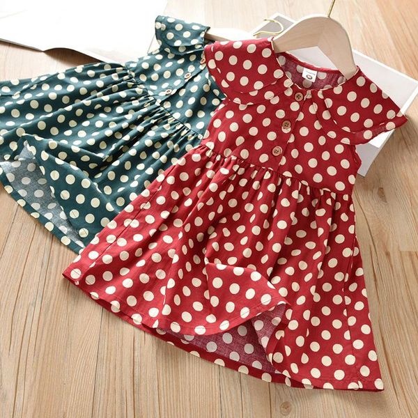 girl's dresses kids girls fashion polka dot dress summer sleeveless princess children clothes 2021 casual ruffle bowknot, Red;yellow
girl's dresses kids girls fashion polka dot dress summer sleeveless princess children clothes 2021 casual ruffle bowknot, Red;yellow