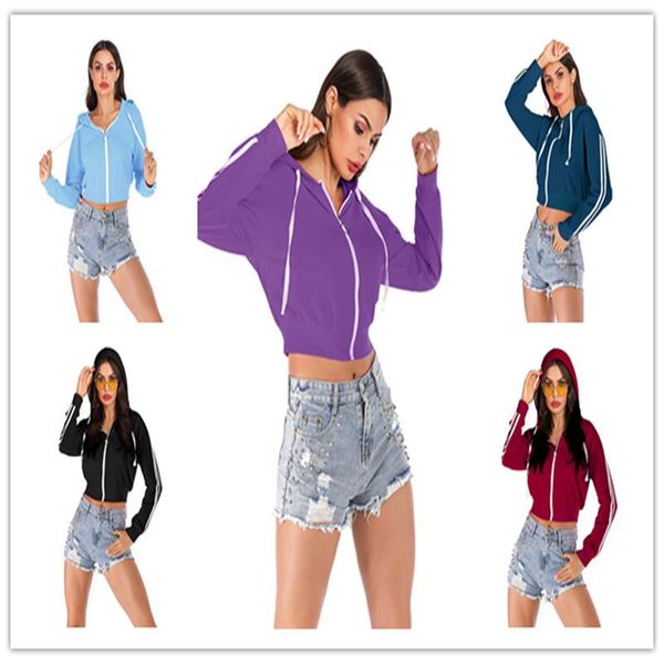 women's jackets women's autumn solid color hooded casual base hoodie short coat street dance clothing, Black;brown
women's jackets women's autumn solid color hooded casual base hoodie short coat street dance clothing, Black;brown