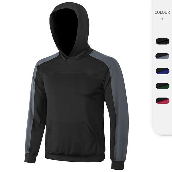 men's sports sweatshirt fitness running long-sleeved sweat-wicking training suit loose casual windproof hoodie 01606
men's sports sweatshirt fitness running long-sleeved sweat-wicking training suit loose casual windproof hoodie 01606