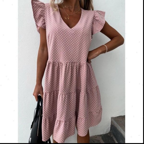 women summer puff sleeve dress dot dress elegant women party dress fashion tunic sundress drop shipping, Black;gray
women summer puff sleeve dress dot dress elegant women party dress fashion tunic sundress drop shipping, Black;gray