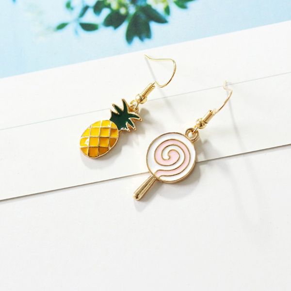 new creative earrings harajuku oil cute lollipop pineapple earrings fashion ladies earrings
new creative earrings harajuku oil cute lollipop pineapple earrings fashion ladies earrings