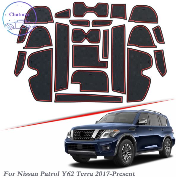 22pcs car styling for nissan patrol y62 terra 2017-2020 latex gate slot pad interior door groove mat non-slip dust with car brand logo
22pcs car styling for nissan patrol y62 terra 2017-2020 latex gate slot pad interior door groove mat non-slip dust with car brand logo