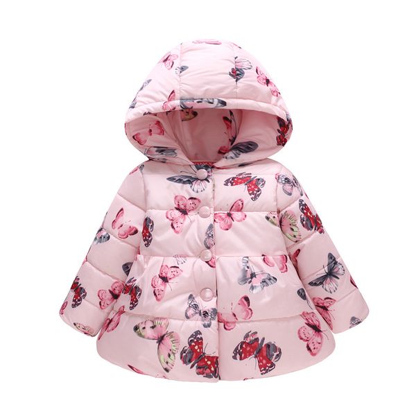 new explosions winter girls hooded print fashion children's coat buttons cute cotton jacket, Blue;gray
new explosions winter girls hooded print fashion children's coat buttons cute cotton jacket, Blue;gray