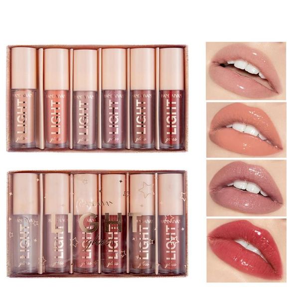 lip gloss 6 colors moisturizing plumping water-light mirror glaze not fade tint cosmetic liquid gift set
lip gloss 6 colors moisturizing plumping water-light mirror glaze not fade tint cosmetic liquid gift set