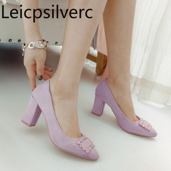 dress shoes pumps spring and autumn the fashion pointed shallow mouth crystal thick heel mid women's plus size 31-48, Black
dress shoes pumps spring and autumn the fashion pointed shallow mouth crystal thick heel mid women's plus size 31-48, Black