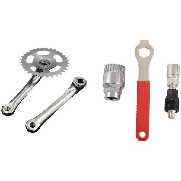 bike heels & chainwheels 1 set bicycle crank extractor puller bottom bracket remover crankset 32t 165mm chainwheel
bike heels & chainwheels 1 set bicycle crank extractor puller bottom bracket remover crankset 32t 165mm chainwheel