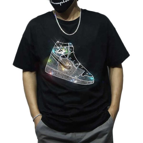 custom pattern fix rhinestone transfer short sleeve casual wear mens t-shirt, White;black
custom pattern fix rhinestone transfer short sleeve casual wear mens t-shirt, White;black