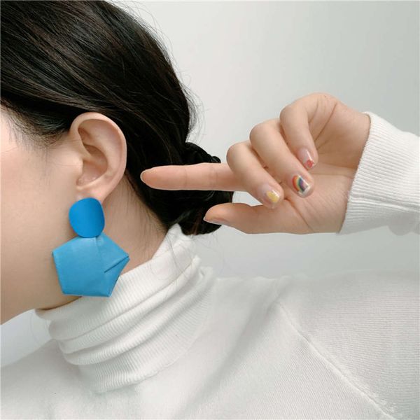hbp korean new autumn and winter fashion handmade leather wrapped blue earrings, Silver
hbp korean new autumn and winter fashion handmade leather wrapped blue earrings, Silver