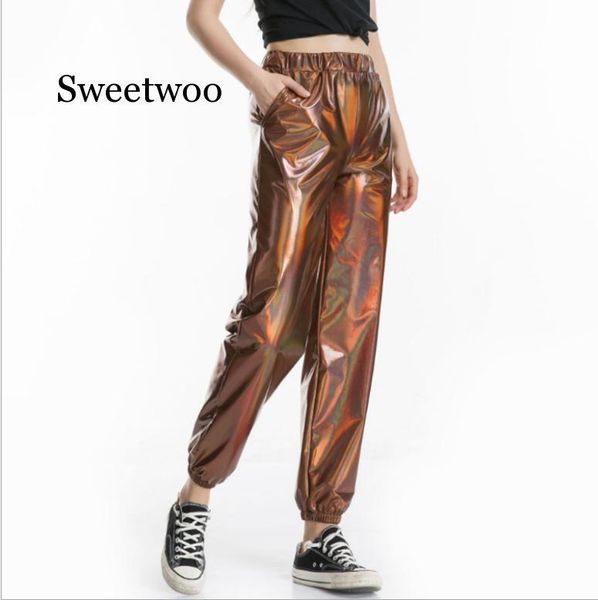 women's pants & capris fashion mid waist dance stage performance wide leg loose long bloomers trousers women hip hop harem, Black;white
women's pants & capris fashion mid waist dance stage performance wide leg loose long bloomers trousers women hip hop harem, Black;white