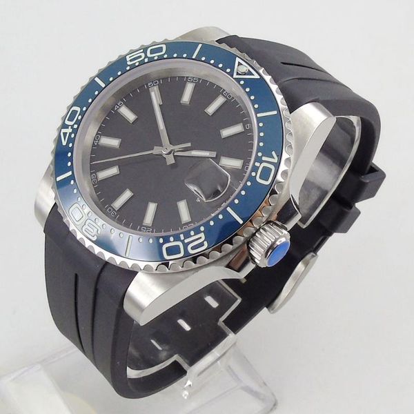 wristwatches 40mm sterile dial sapphire glass date luminous ceramic bezel miyota 8215 automatic movement men's watch, Slivery;brown
wristwatches 40mm sterile dial sapphire glass date luminous ceramic bezel miyota 8215 automatic movement men's watch, Slivery;brown