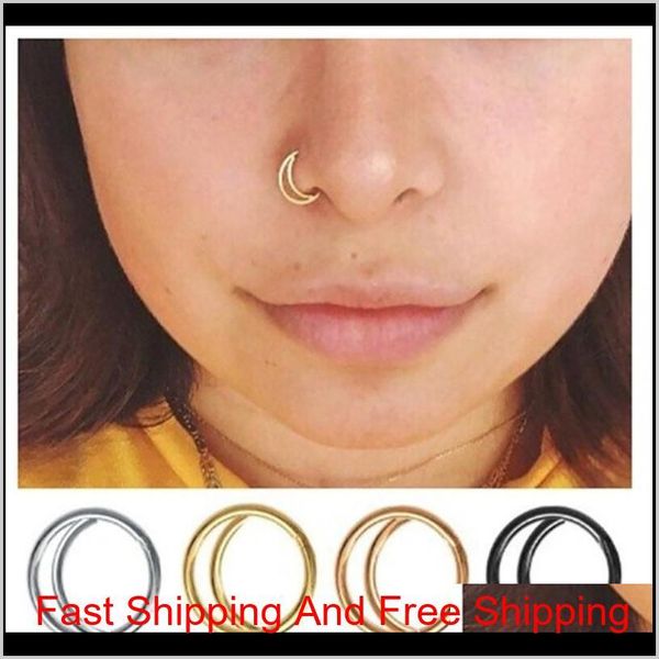stainless steel thin small nose ring hoop 0.8mm cartilage piercing stud earring nose ring for women ke62p wa6rt, Silver
stainless steel thin small nose ring hoop 0.8mm cartilage piercing stud earring nose ring for women ke62p wa6rt, Silver