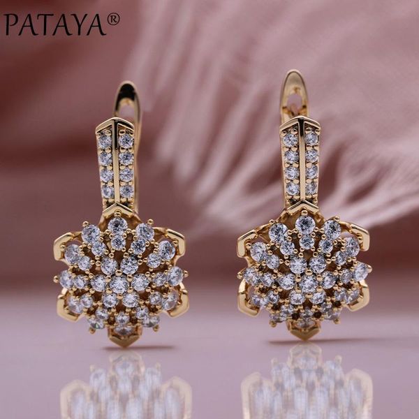 dangle & chandelier pataya snowflake natural zircon geometric earrings 585 rose gold wedding fashion jewelry women luxury metal, Silver
dangle & chandelier pataya snowflake natural zircon geometric earrings 585 rose gold wedding fashion jewelry women luxury metal, Silver