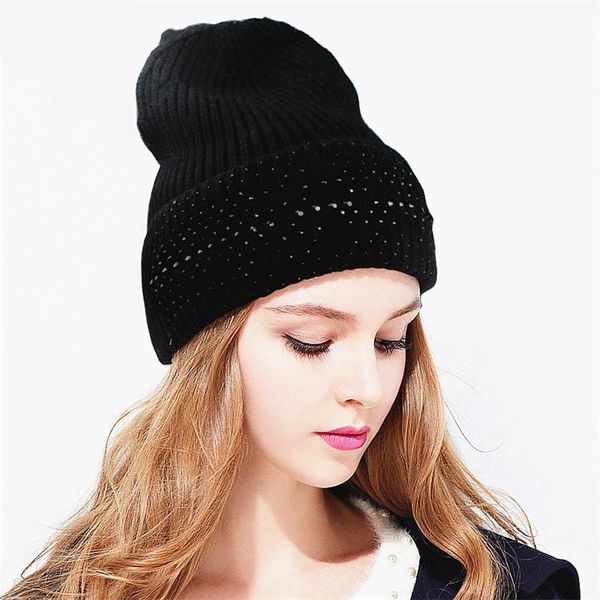 beanie/skull caps women's winter hats cashmere knitted beanie thick and warm south african rhinestone fashion wool hat, Blue;gray
beanie/skull caps women's winter hats cashmere knitted beanie thick and warm south african rhinestone fashion wool hat, Blue;gray