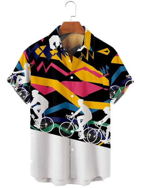 men's casual shirts 2021 short sleeve lapel shirt large size bike 3d printing belt, White;black
men's casual shirts 2021 short sleeve lapel shirt large size bike 3d printing belt, White;black