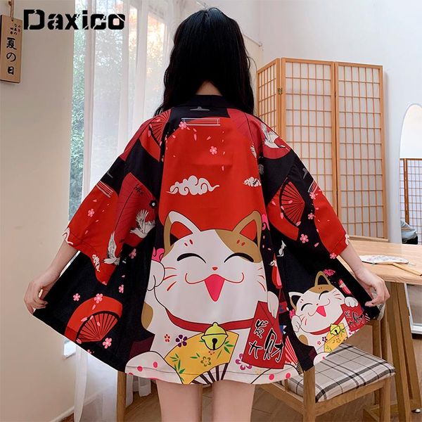 ethnic clothing 2021 lucky cat loose summer beach cardigan women harajuku japanese kimono style blouse black streetwear samurai, Red
ethnic clothing 2021 lucky cat loose summer beach cardigan women harajuku japanese kimono style blouse black streetwear samurai, Red