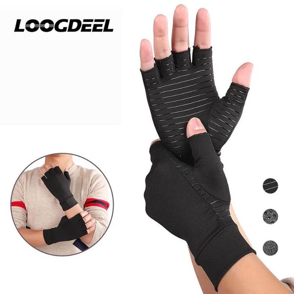 wrist support loogdeel 1 pair compression arthritis gloves premium arthritic joint pain relief hand therapy open fingers, Black;red
wrist support loogdeel 1 pair compression arthritis gloves premium arthritic joint pain relief hand therapy open fingers, Black;red