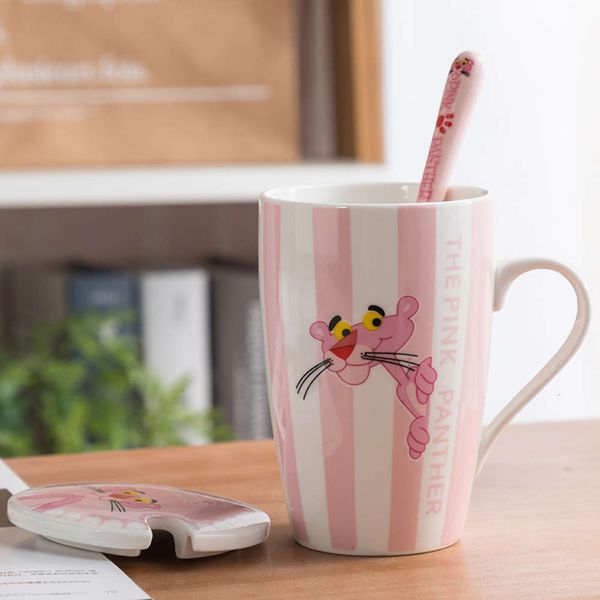 creative super cute ceramic cups trend korean female student mug pink leopard coffee cup couple mugs with lid spoon stainls
creative super cute ceramic cups trend korean female student mug pink leopard coffee cup couple mugs with lid spoon stainls