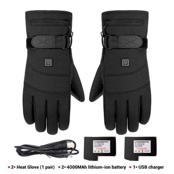 ski gloves heated 3.7v 4000 mah rechargeable electric heating hand warmer thermal warm motorcycle winter cycling skiing
ski gloves heated 3.7v 4000 mah rechargeable electric heating hand warmer thermal warm motorcycle winter cycling skiing