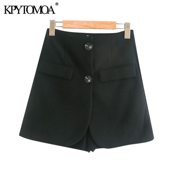 kpytomoa women chic fashion double button shorts skirts vintage high waist office wear female skort mujer 210317, White;black
kpytomoa women chic fashion double button shorts skirts vintage high waist office wear female skort mujer 210317, White;black