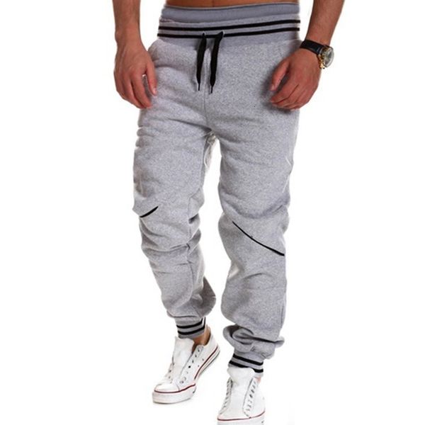 selling product in 2021 new fashion men casual contrast stitches training joggers big size broek recreation, Black 
selling product in 2021 new fashion men casual contrast stitches training joggers big size broek recreation, Black