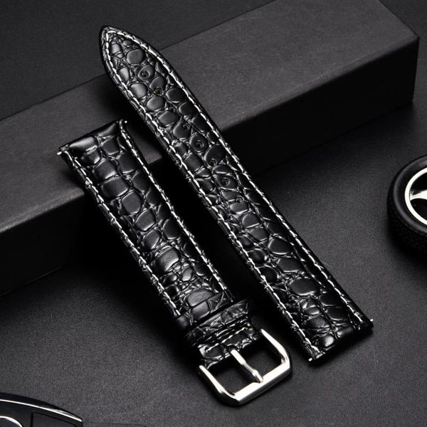 watch bands soft leather wristwatch band crocodile pattern design watchband accessories bracelet for men's watches straps 16 18 20 22 2, Black;brown
watch bands soft leather wristwatch band crocodile pattern design watchband accessories bracelet for men's watches straps 16 18 20 22 2, Black;brown