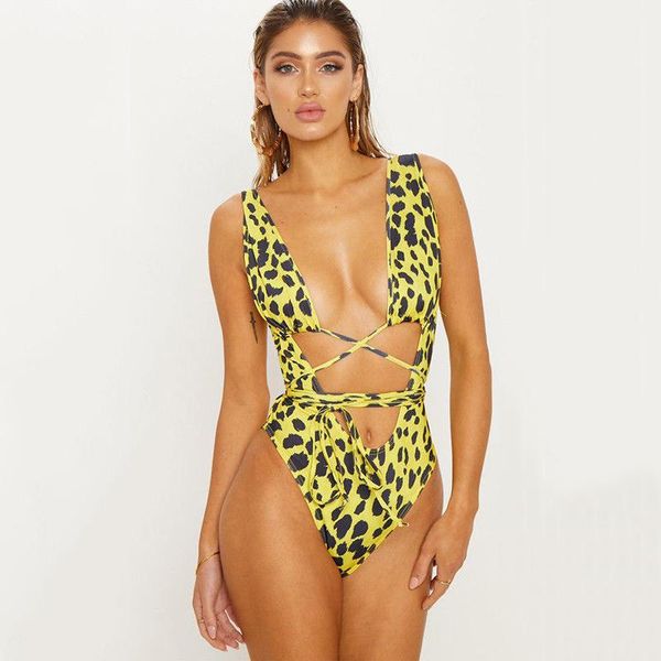 one-piece suits fashion women leopard print monokini elegant lace up swimsuit high waist swimwear push-up bathing suit beachwear
one-piece suits fashion women leopard print monokini elegant lace up swimsuit high waist swimwear push-up bathing suit beachwear