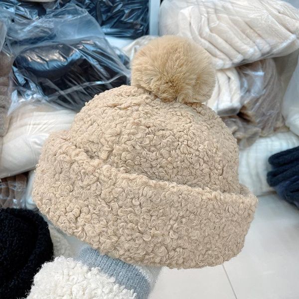 beanie/skull caps 2021 autumn and winter fashion joker lamb wool landlord cap melon skin hat thickened warm cold lady, Blue;gray
beanie/skull caps 2021 autumn and winter fashion joker lamb wool landlord cap melon skin hat thickened warm cold lady, Blue;gray