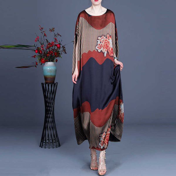 vanovich summer bat sleeve pluz size women long dress short round collar casual print women's 210615, Black;gray
vanovich summer bat sleeve pluz size women long dress short round collar casual print women's 210615, Black;gray