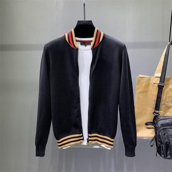 men's sweaters cardigan slim sweater embroidery autumn large stripe youth zipper long sleeve jacket handsome, White;black
men's sweaters cardigan slim sweater embroidery autumn large stripe youth zipper long sleeve jacket handsome, White;black