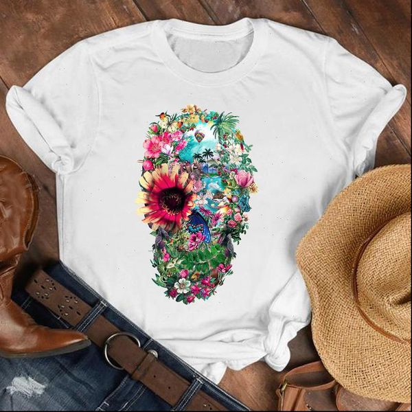 women lady skull holiday vacation printing cute 90s fashion shirt clothes womens female print t tshirt tee graphic t shirt, White
women lady skull holiday vacation printing cute 90s fashion shirt clothes womens female print t tshirt tee graphic t shirt, White