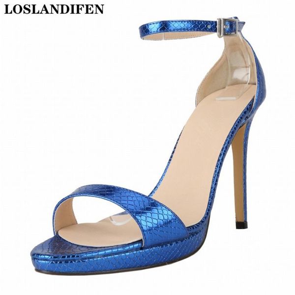 sandals crocodile pattern buckle women summer open toe platform high heels leather shoes female party wedding pumps fashion, Black
sandals crocodile pattern buckle women summer open toe platform high heels leather shoes female party wedding pumps fashion, Black