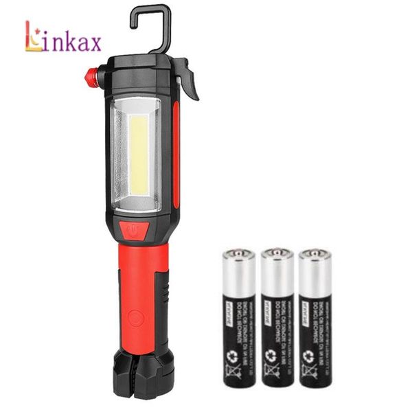 flashlights torches 2 mode portable working lamp led+cob led with magnetic torch life lighting hook camping lantern use
flashlights torches 2 mode portable working lamp led+cob led with magnetic torch life lighting hook camping lantern use