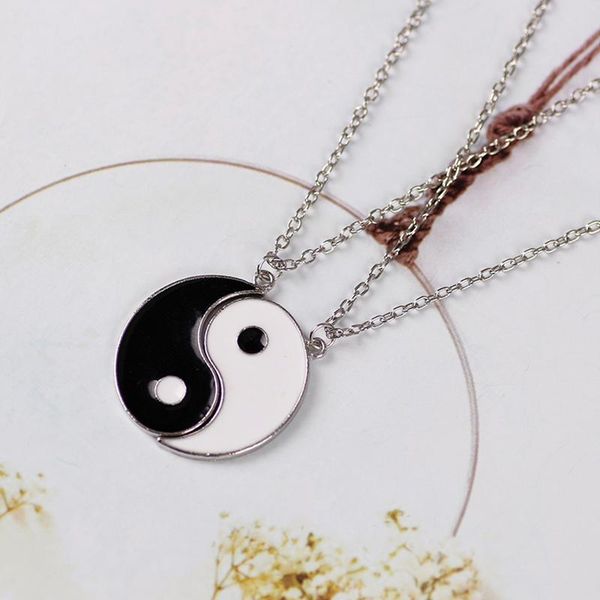 pendant necklaces 2pcs/set gold sliver alloy yin yang puzzle piece necklace birthday jewelry gifts for couple or friends unisex, Silver
pendant necklaces 2pcs/set gold sliver alloy yin yang puzzle piece necklace birthday jewelry gifts for couple or friends unisex, Silver