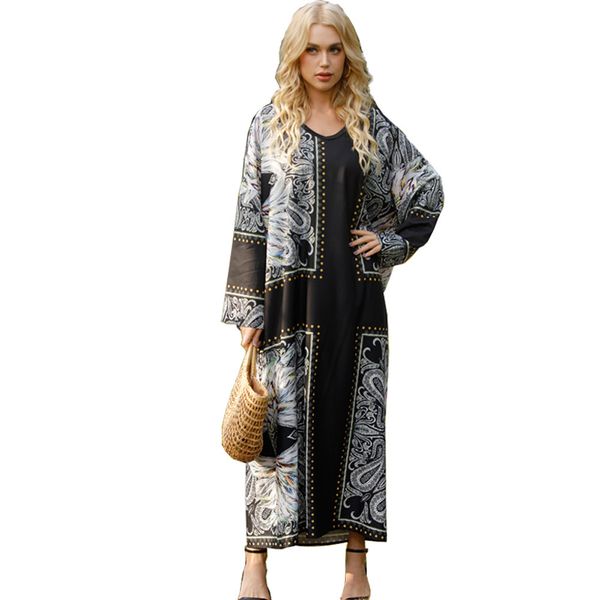 New Swimsuit Cover Up Kaftan Beach Outings 2021 Summer Women Bathroom Exits Print Big Loose Robes Cotton for Suit May Eicw, Black;gray
New Swimsuit Cover Up Kaftan Beach Outings 2021 Summer Women Bathroom Exits Print Big Loose Robes Cotton for Suit May Eicw, Black;gray
