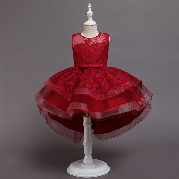 new year red lace flower girls dress wedding ball gown trailing tutu dress ceremony pageant party kids clothes vestido for girl 210303, Red;yellow
new year red lace flower girls dress wedding ball gown trailing tutu dress ceremony pageant party kids clothes vestido for girl 210303, Red;yellow