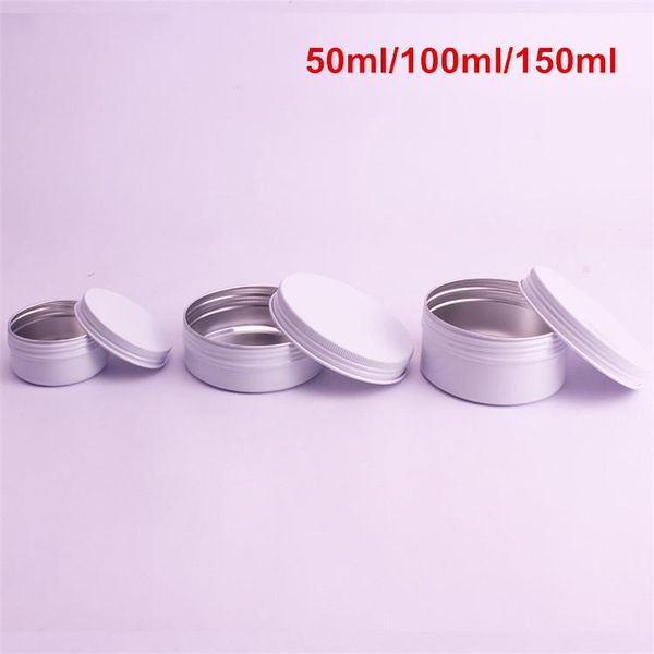 storage bottles & jars 1lots white aluminum container candle holder jar 50ml/100ml/150ml cream round tin
storage bottles & jars 1lots white aluminum container candle holder jar 50ml/100ml/150ml cream round tin